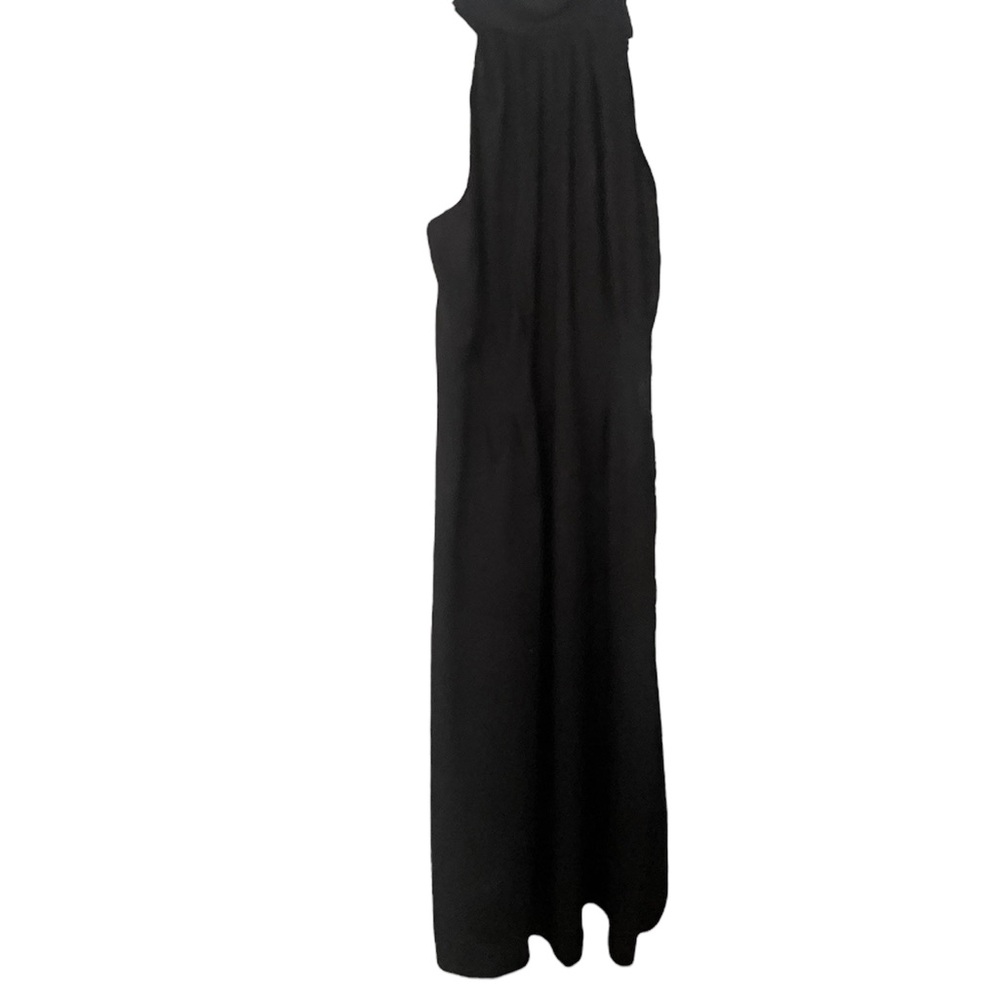 Banana Republic Black Halter Neck Maxi Dress